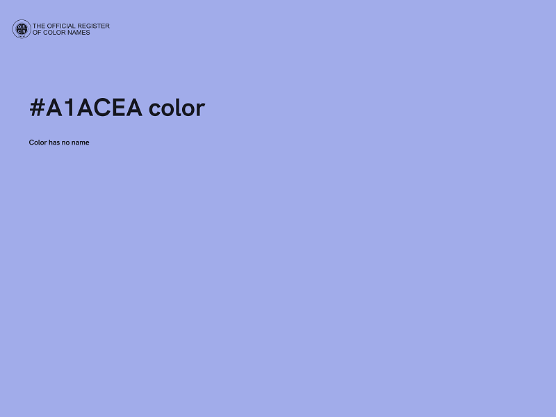 #A1ACEA color image