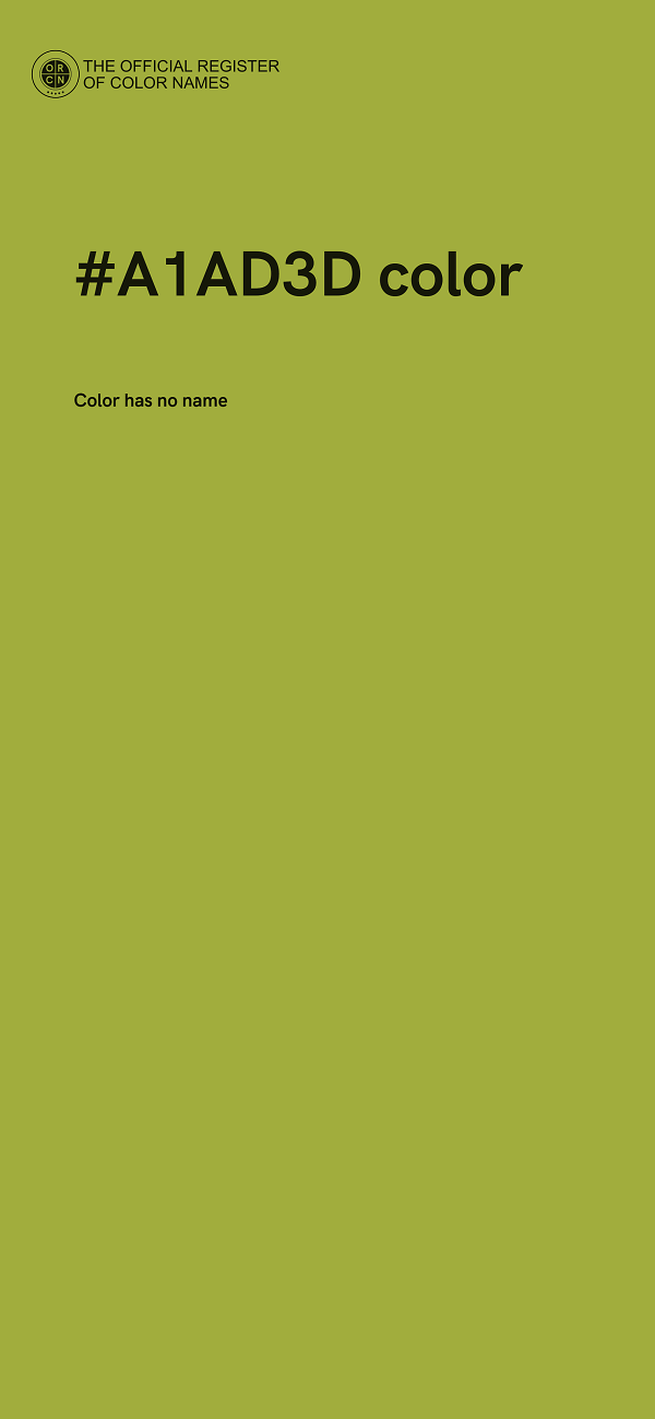 #A1AD3D color image
