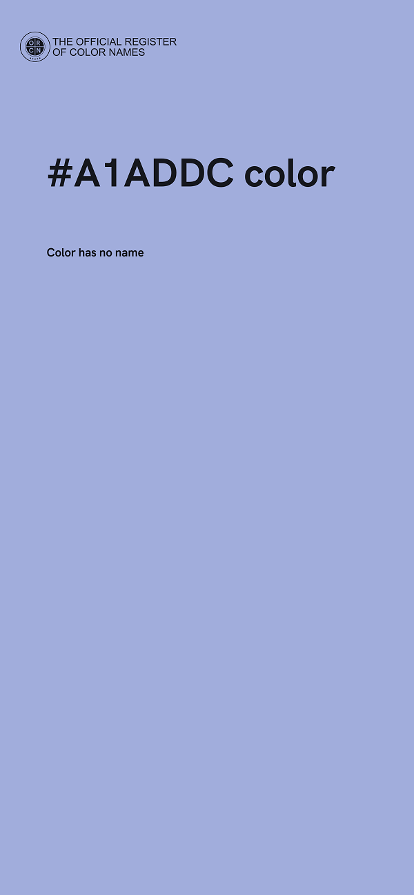 #A1ADDC color image