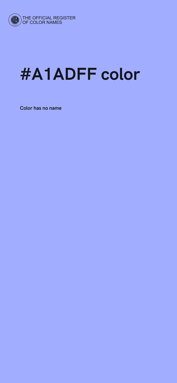 #A1ADFF color image