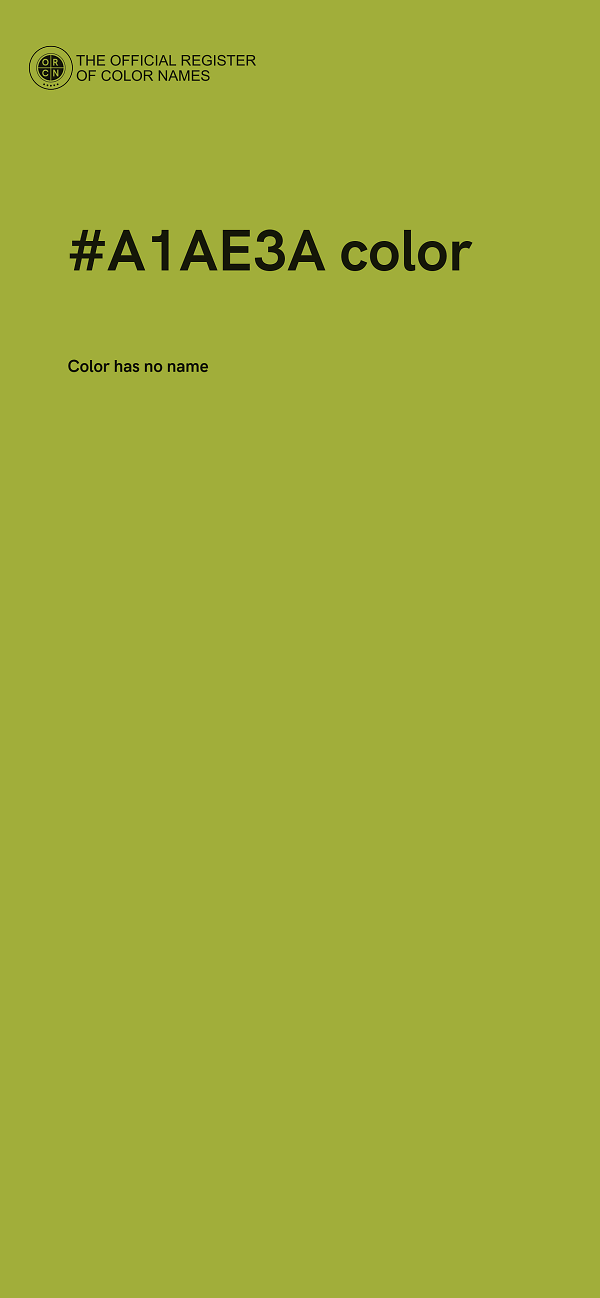 #A1AE3A color image