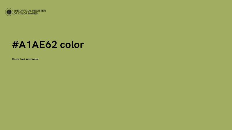 #A1AE62 color image