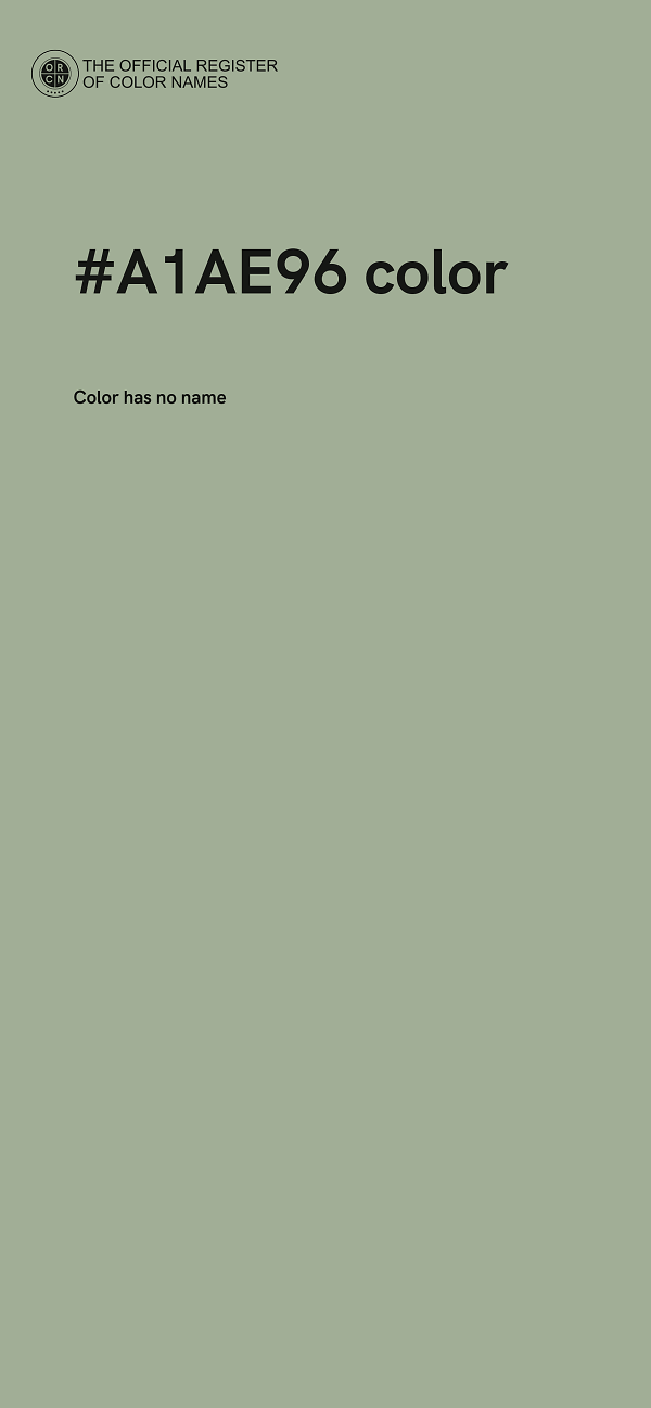 #A1AE96 color image