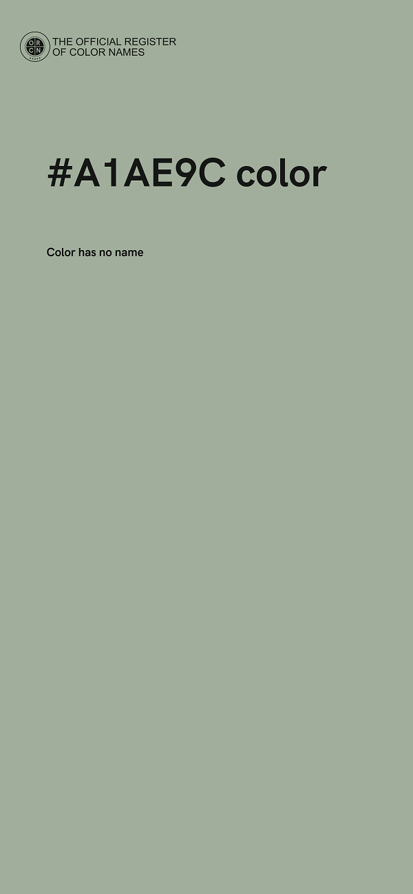 #A1AE9C color image