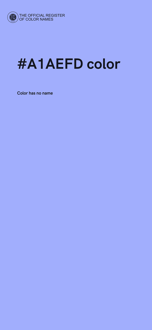 #A1AEFD color image