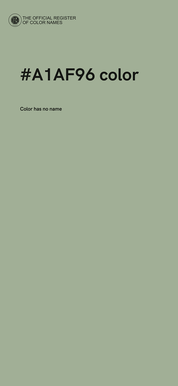 #A1AF96 color image