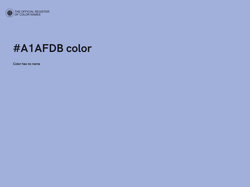 #A1AFDB color image