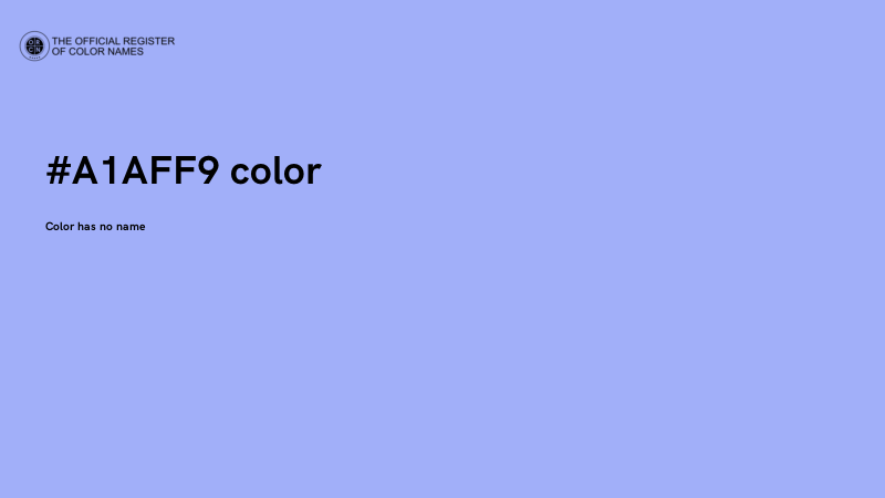 #A1AFF9 color image