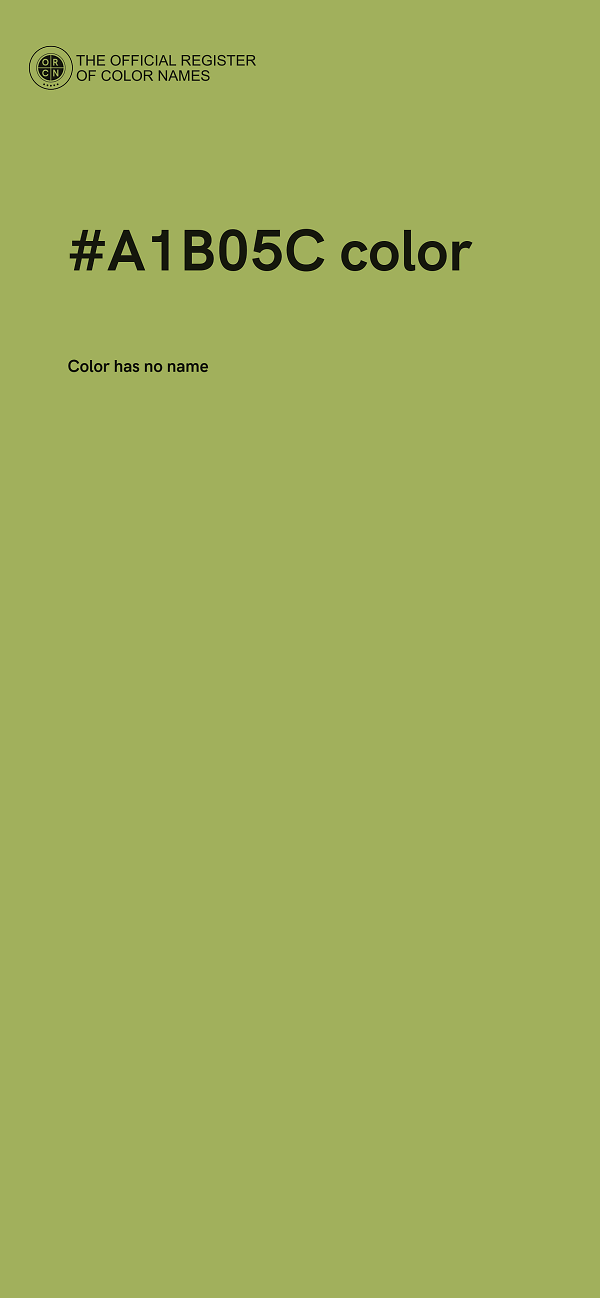 #A1B05C color image