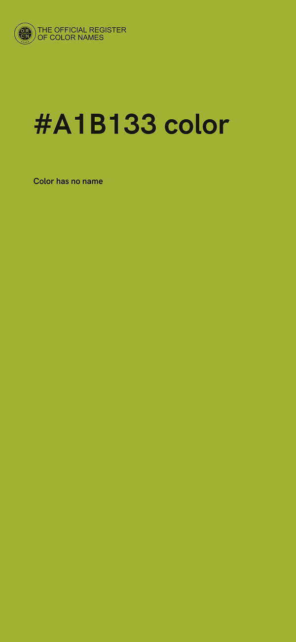 #A1B133 color image