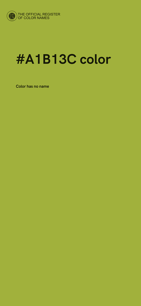 #A1B13C color image