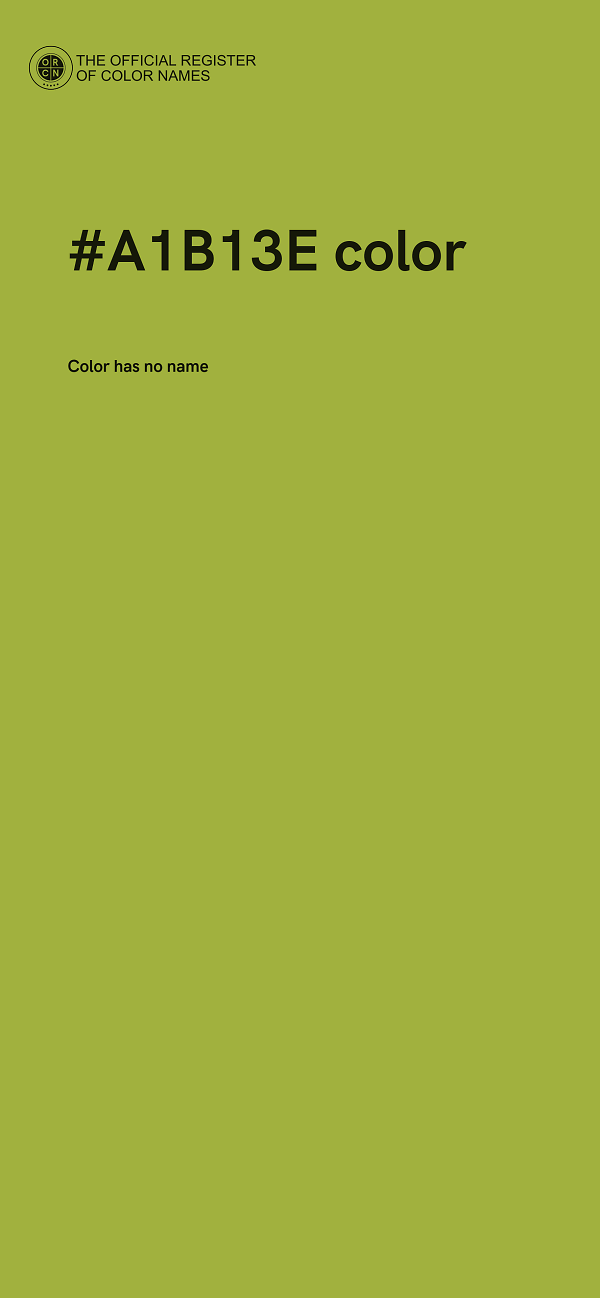 #A1B13E color image