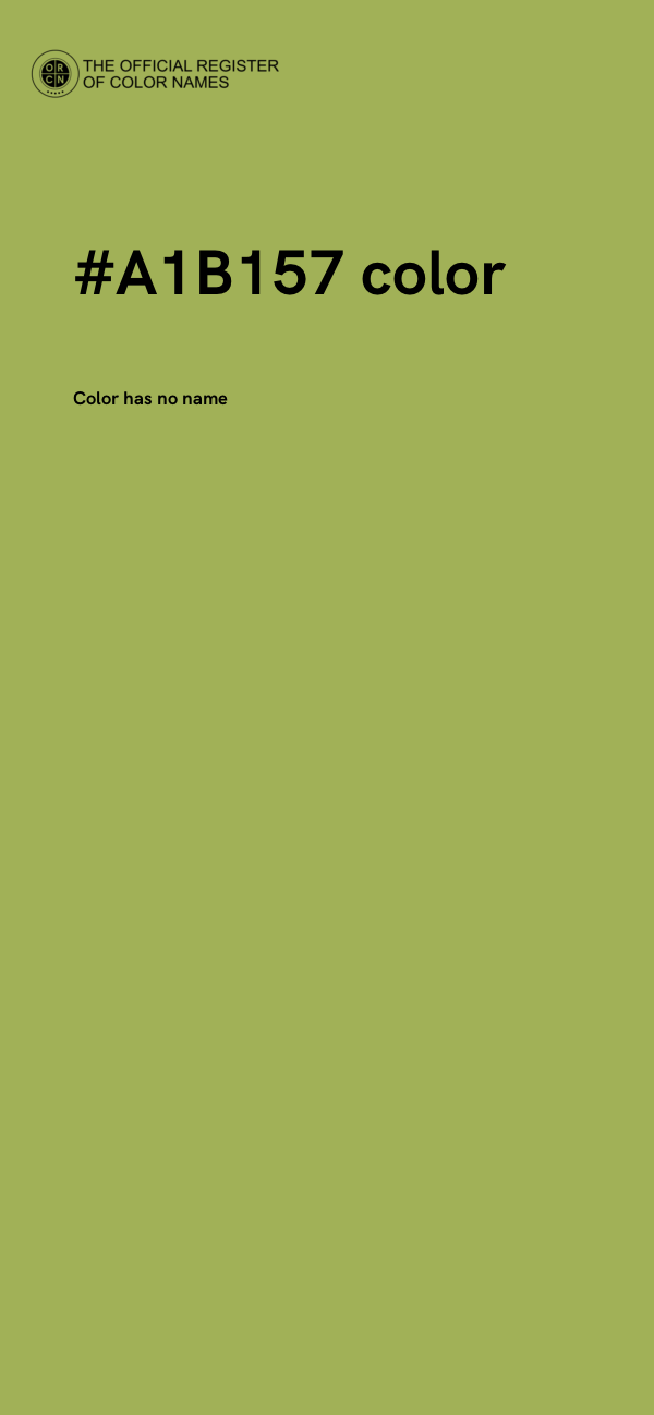 #A1B157 color image