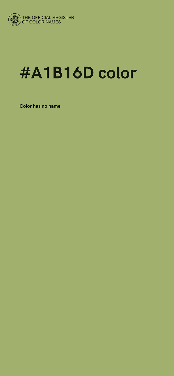 #A1B16D color image