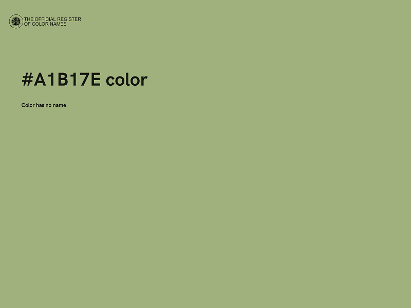 #A1B17E color image