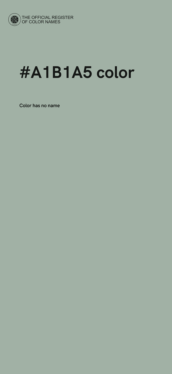#A1B1A5 color image