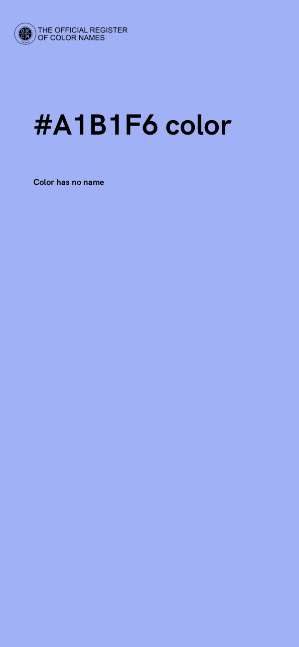 #A1B1F6 color image