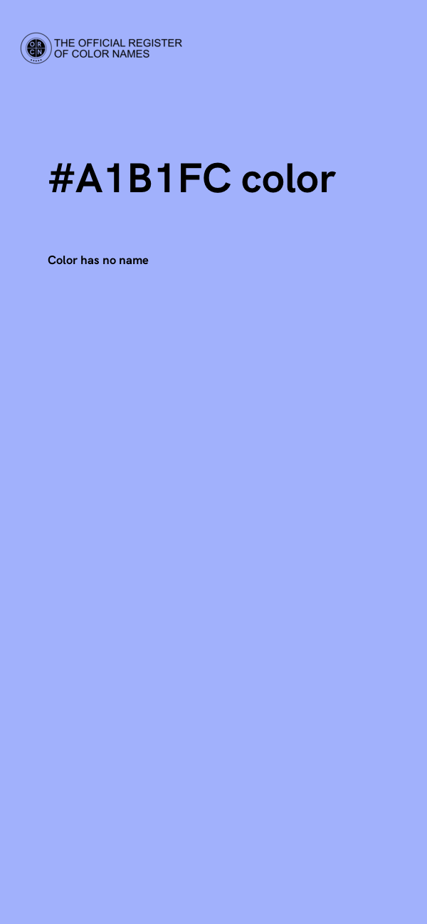 #A1B1FC color image