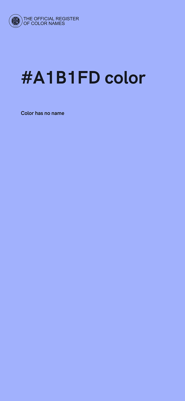 #A1B1FD color image