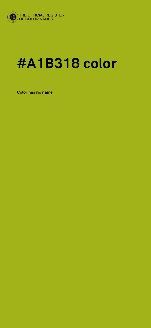 #A1B318 color image