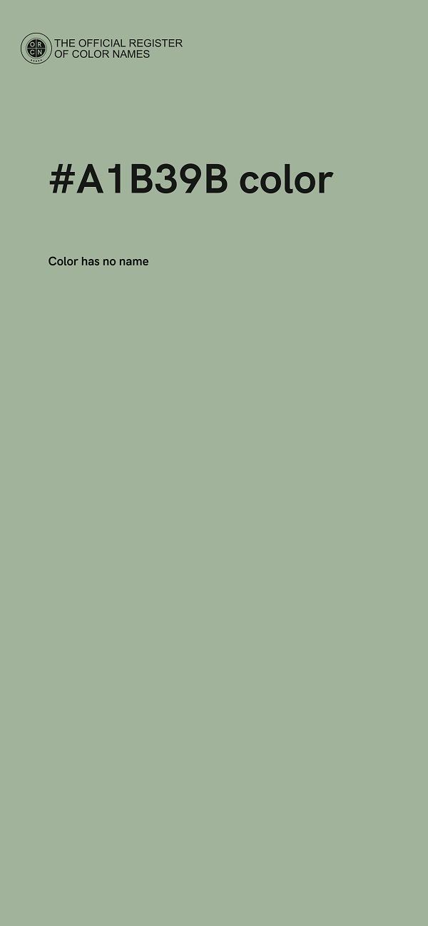 #A1B39B color image