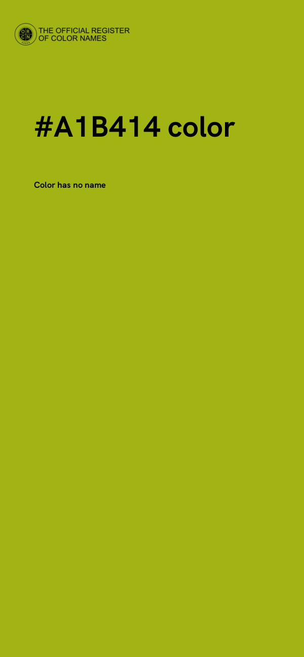 #A1B414 color image