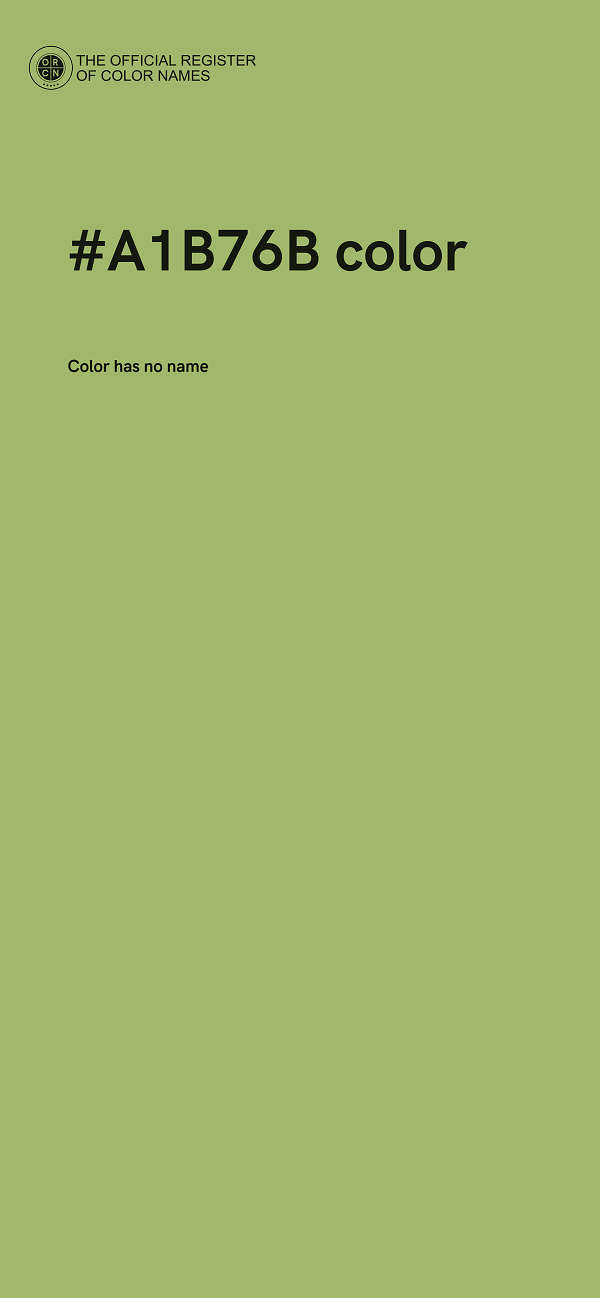 #A1B76B color image