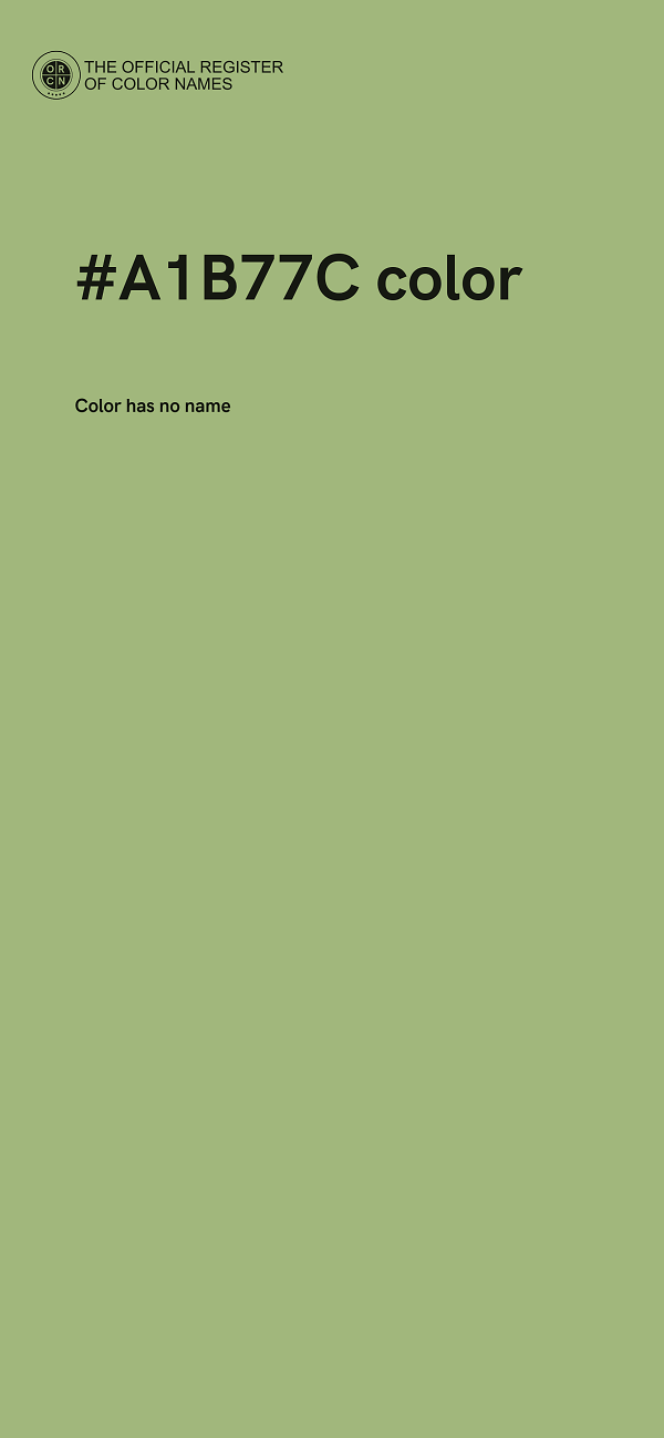 #A1B77C color image