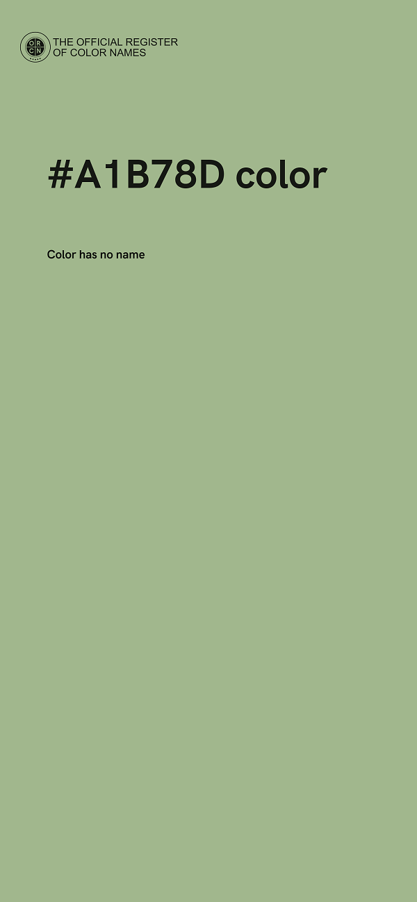 #A1B78D color image