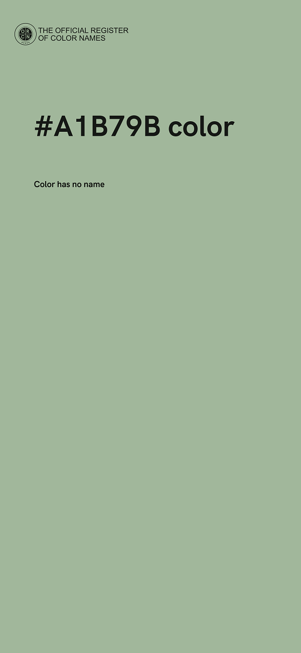 #A1B79B color image