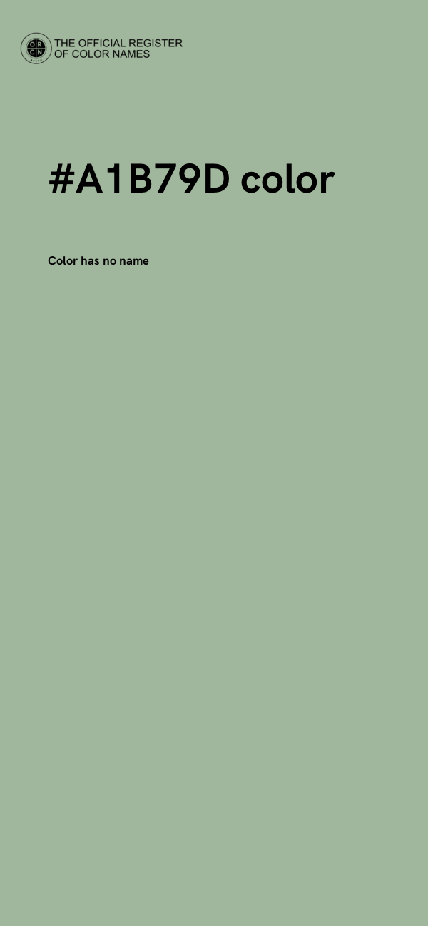 #A1B79D color image