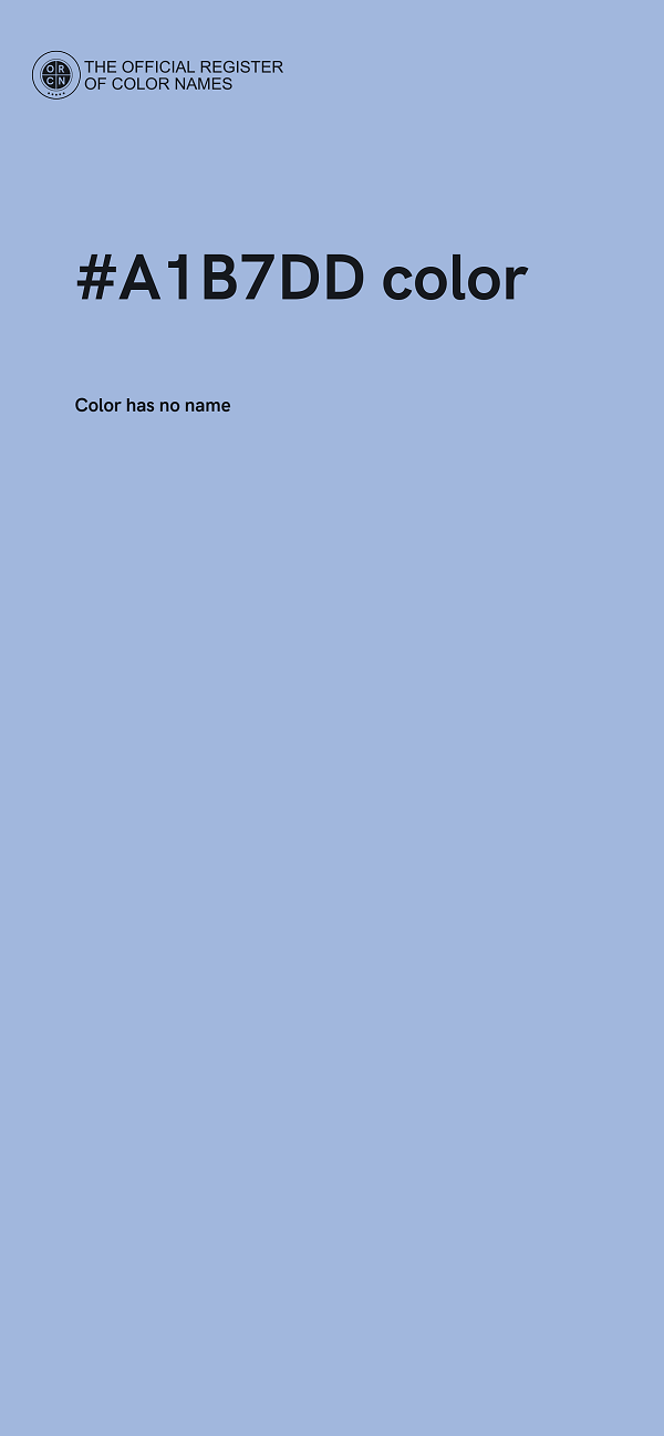 #A1B7DD color image