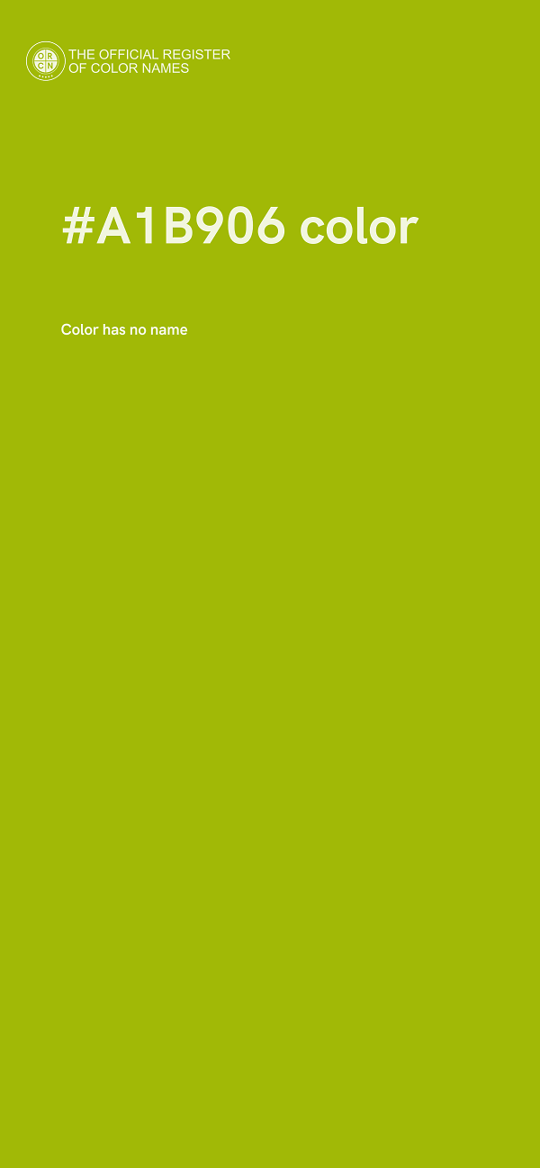 #A1B906 color image