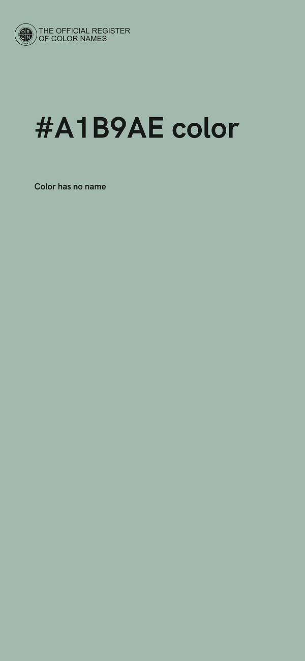 #A1B9AE color image
