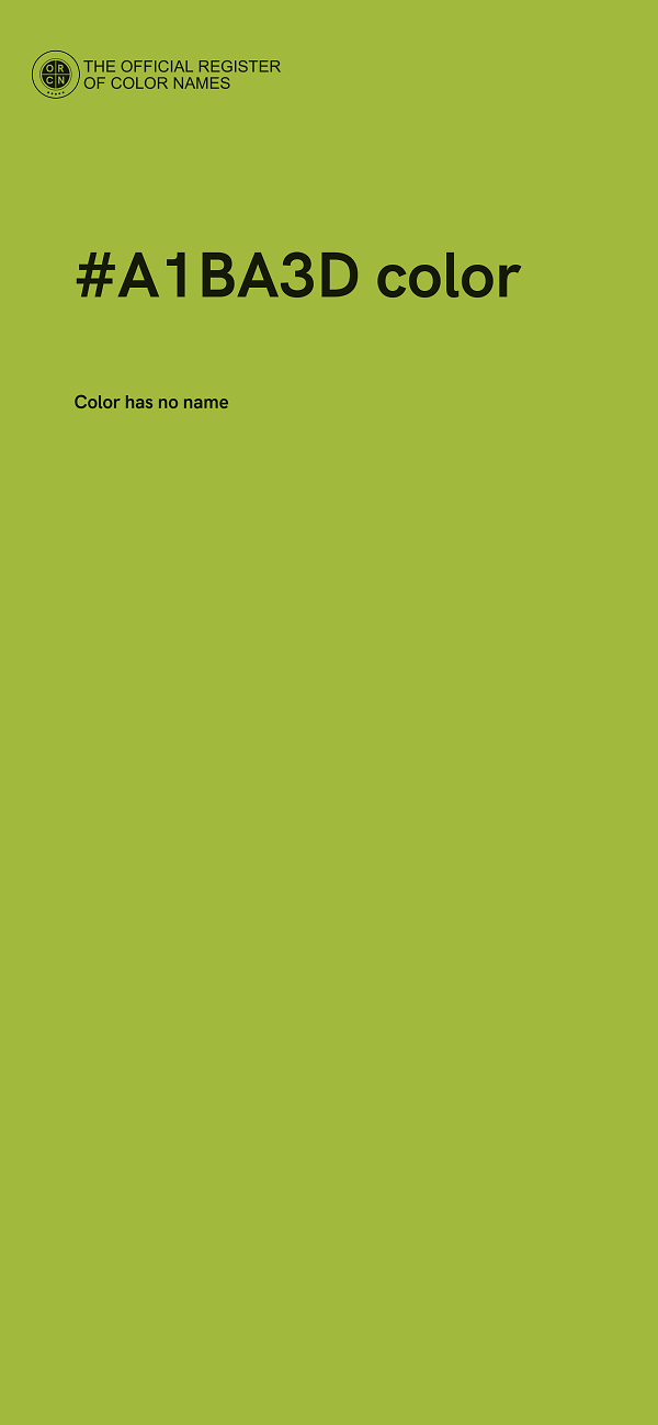 #A1BA3D color image
