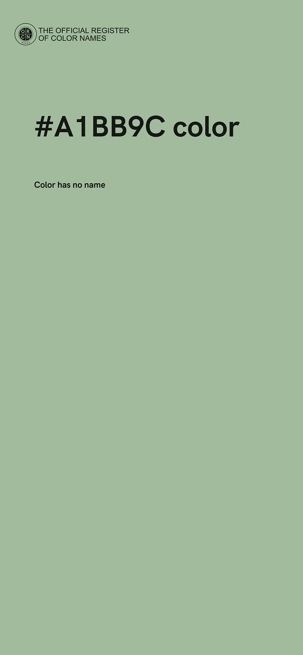 #A1BB9C color image