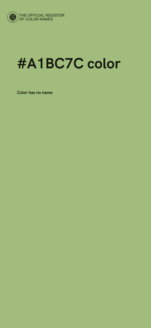 #A1BC7C color image