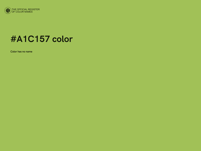 #A1C157 color image