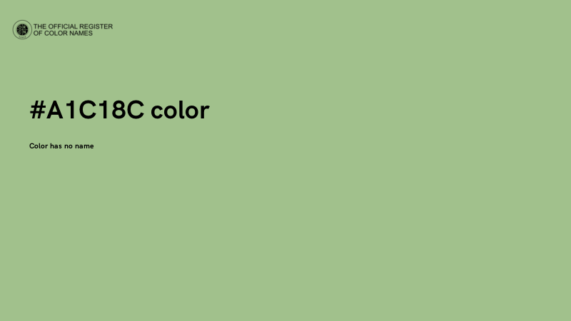 #A1C18C color image