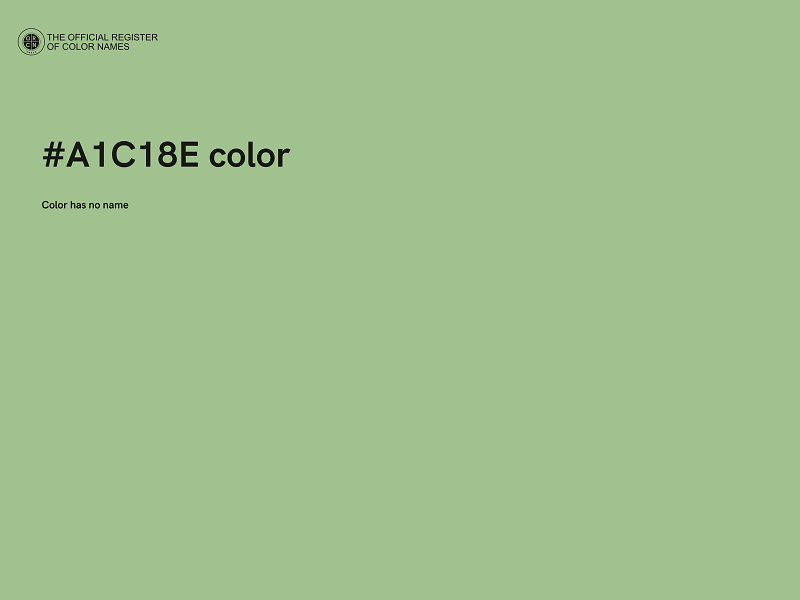 #A1C18E color image