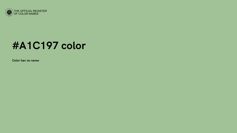 #A1C197 color image