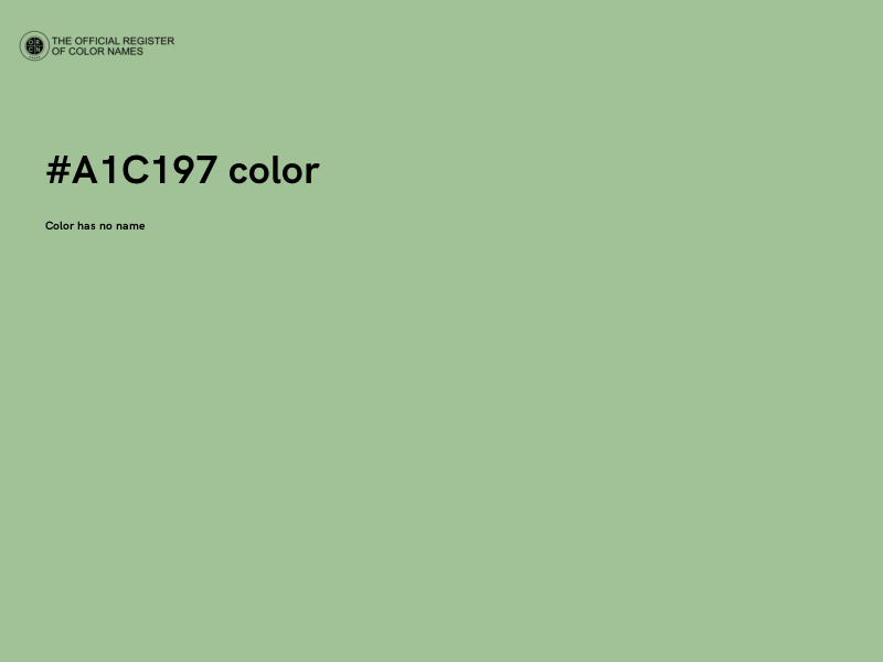 #A1C197 color image