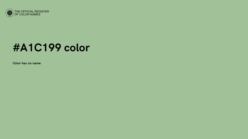 #A1C199 color image