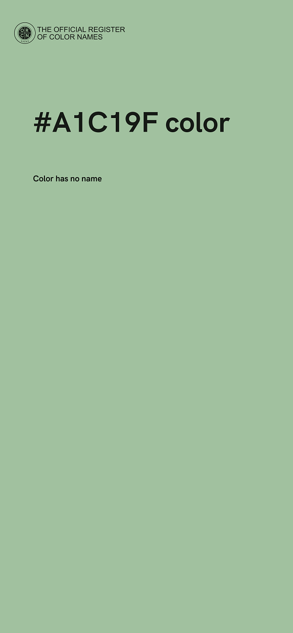 #A1C19F color image
