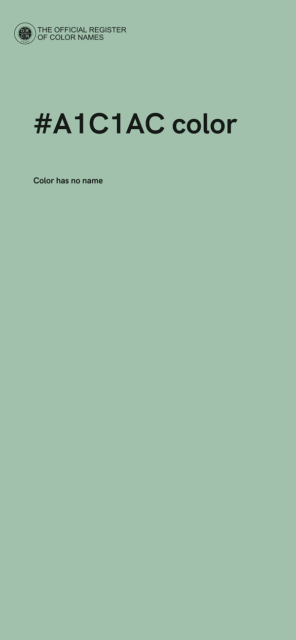 #A1C1AC color image