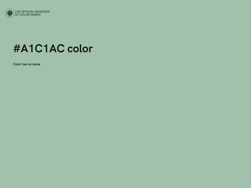 #A1C1AC color image