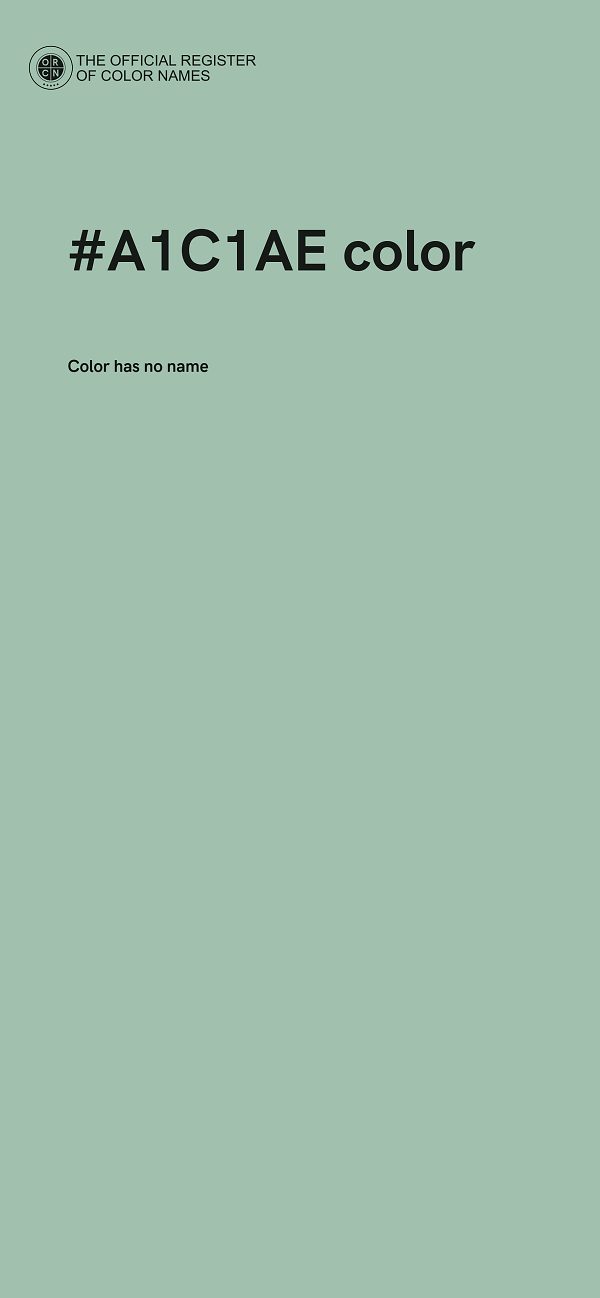 #A1C1AE color image