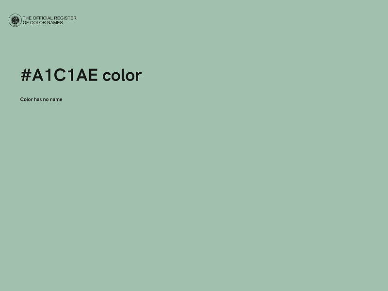#A1C1AE color image