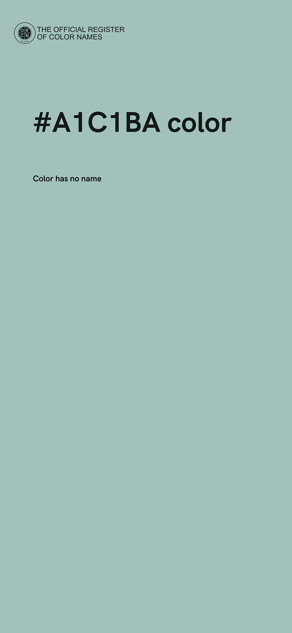#A1C1BA color image