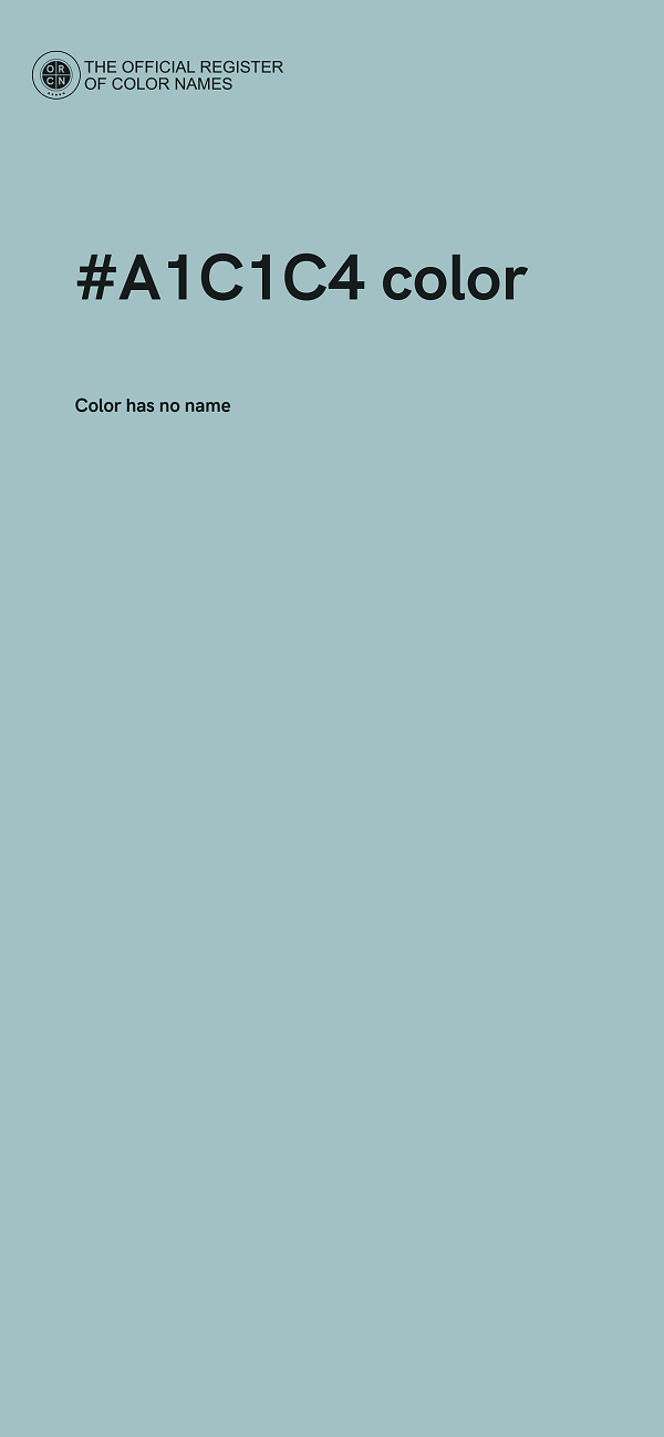 #A1C1C4 color image